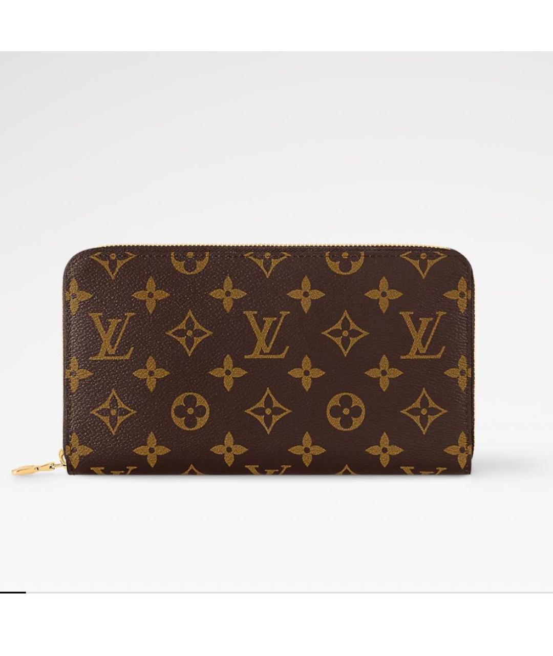 LOUIS VUITTON Коричневый кошелек из искусственной кожи, фото 8