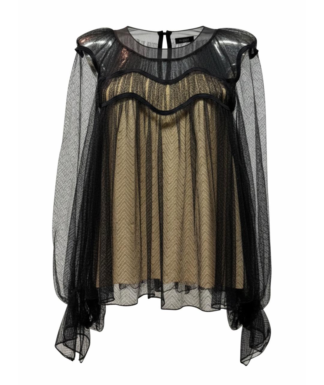CHLOE Черная полиамидовая блузы, фото 9