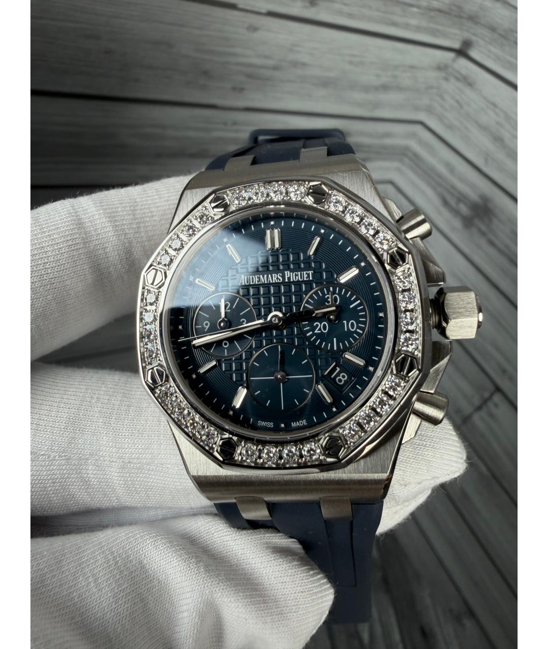 Audemars Piguet Темно-синие часы, фото 3