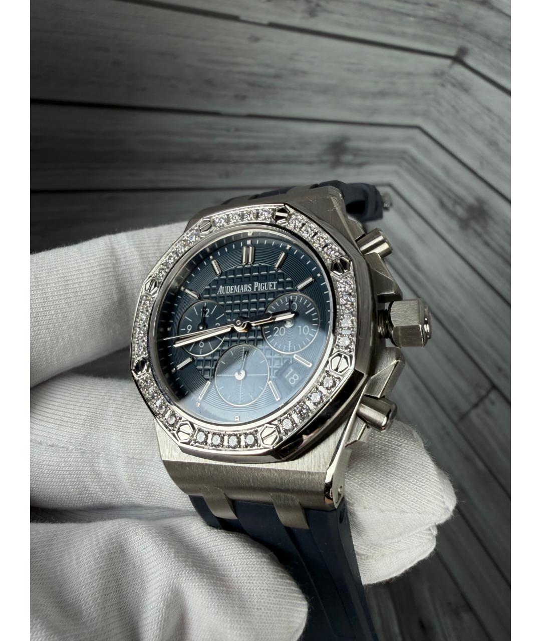 Audemars Piguet Темно-синие часы, фото 4