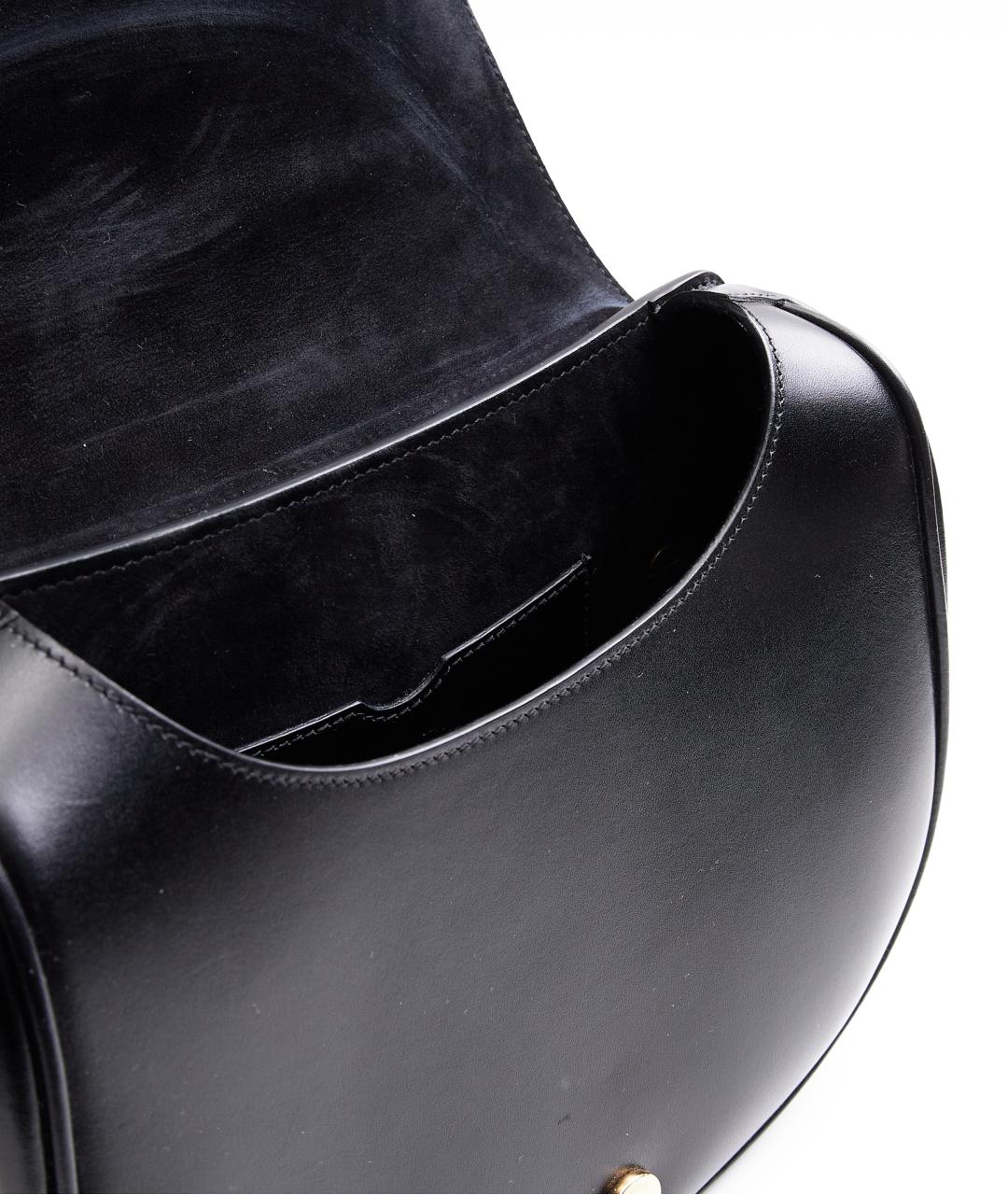 CHRISTIAN DIOR Черная кожаная сумка с короткими ручками, фото 4