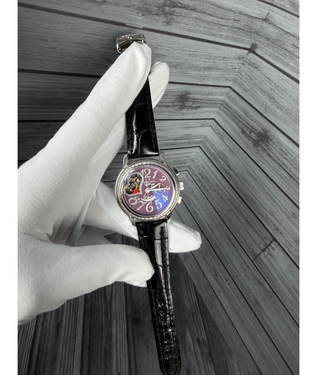 ZENITH Фиолетовые часы, фото 3