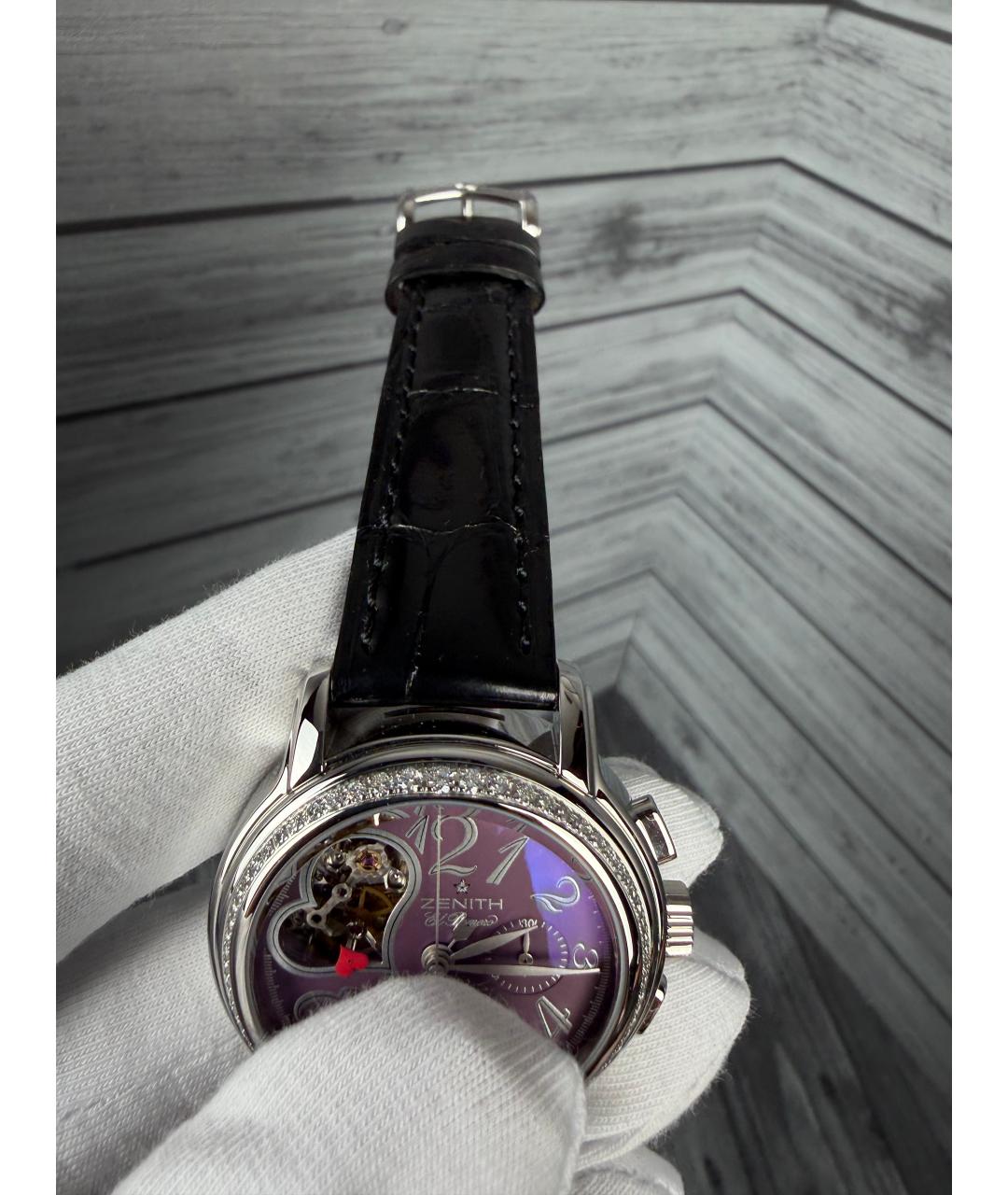 ZENITH Фиолетовые часы, фото 9