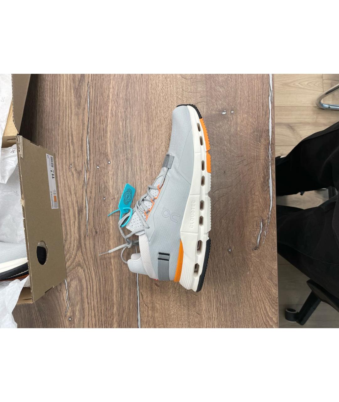 ON Серые синтетические низкие кроссовки / кеды, фото 5