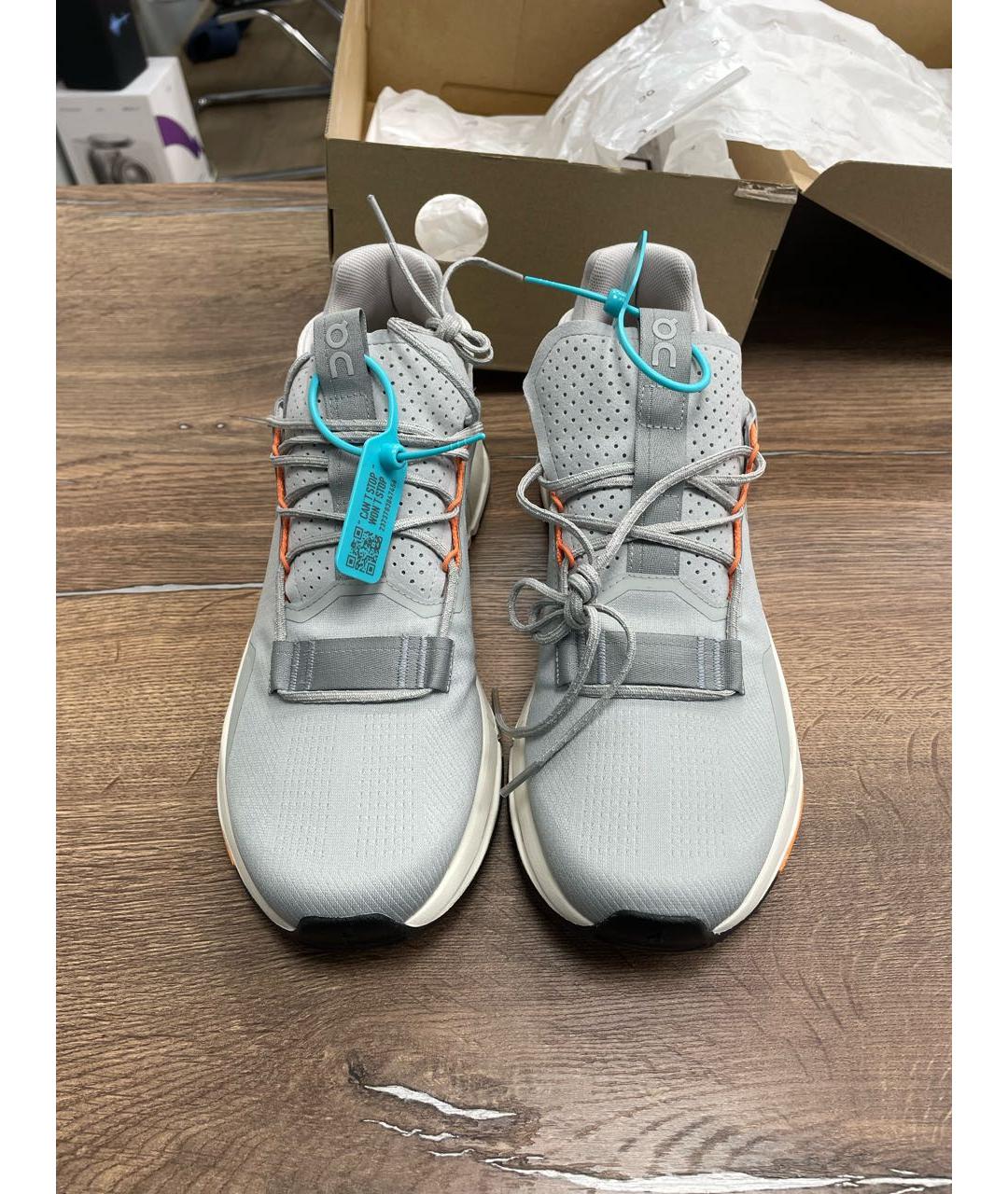 ON Серые синтетические низкие кроссовки / кеды, фото 2
