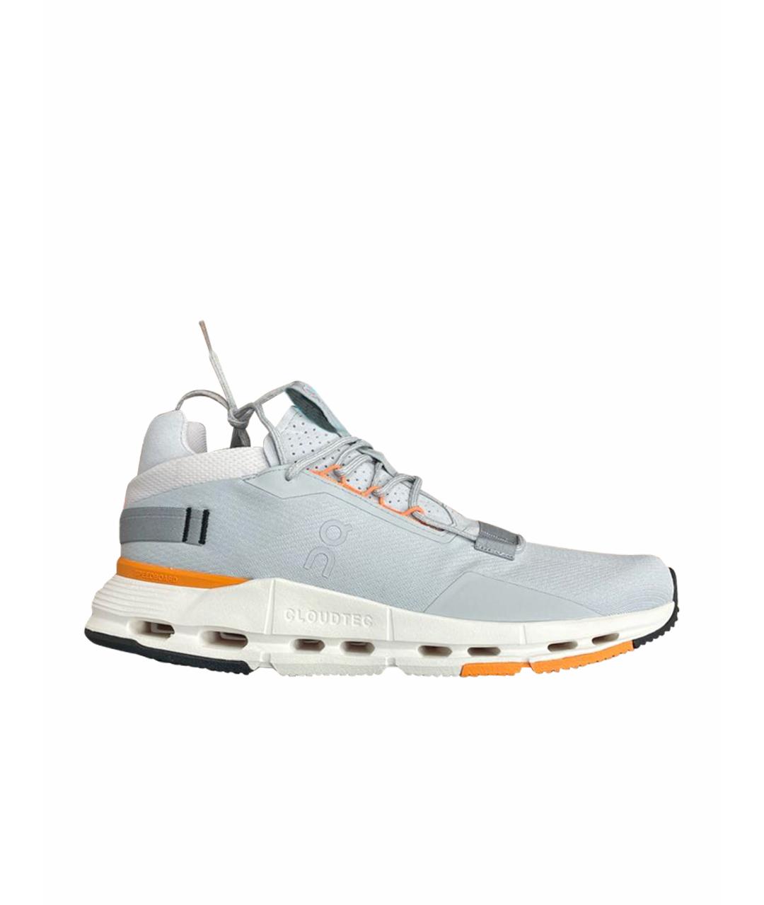 ON Серые синтетические низкие кроссовки / кеды, фото 1