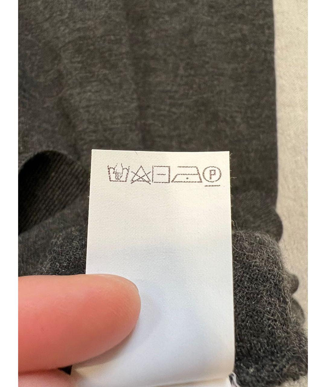 BRUNELLO CUCINELLI Антрацитовое повседневное платье, фото 6