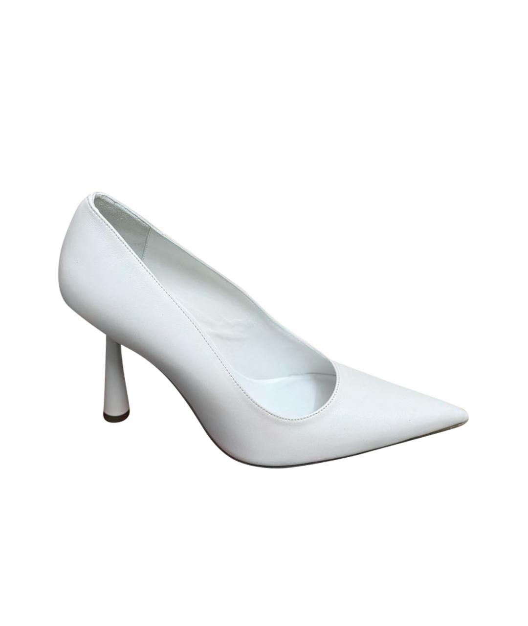 GIABORGHINI Белые кожаные туфли, фото 1