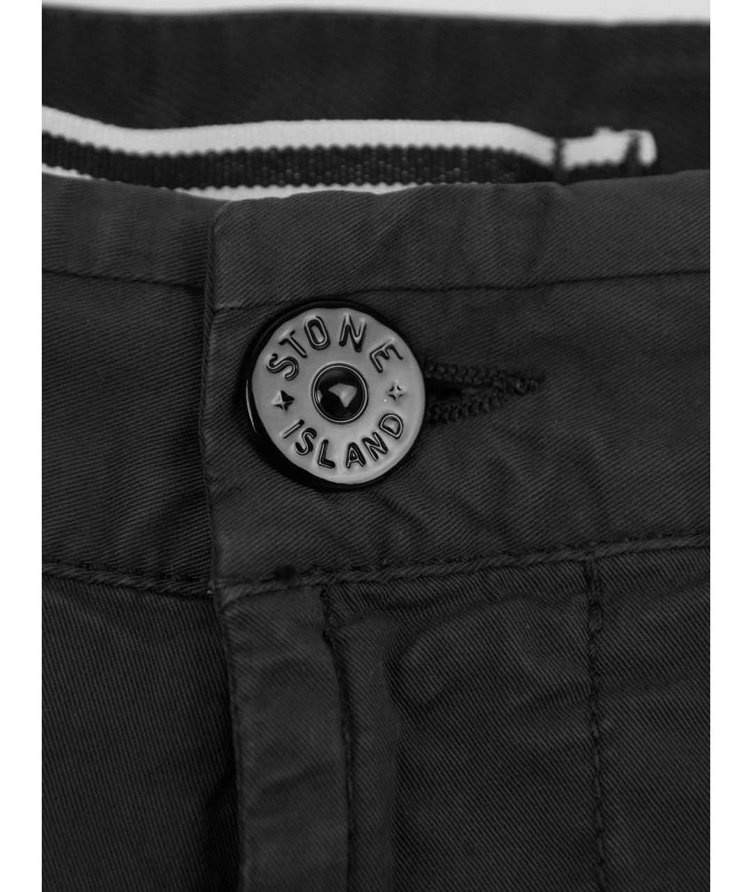 STONE ISLAND Хлопко-эластановые повседневные брюки, фото 5