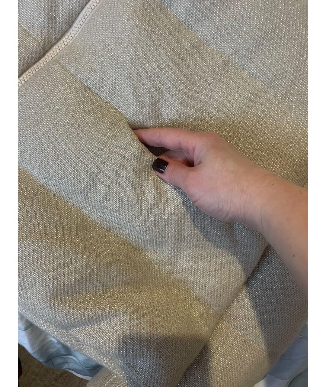 FABIANA FILIPPI Бежевый кашемировый пуховик, фото 4