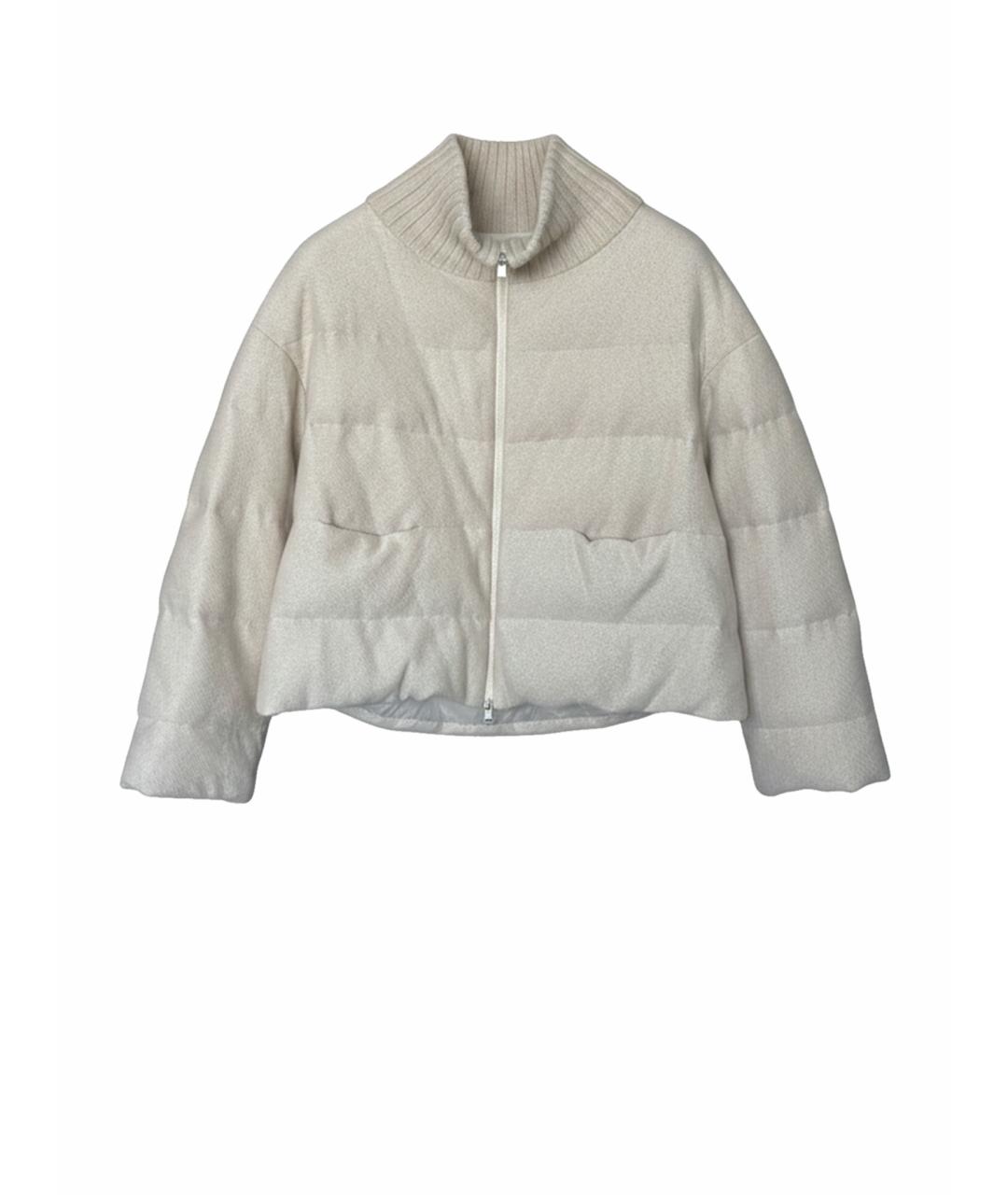 FABIANA FILIPPI Бежевый кашемировый пуховик, фото 1