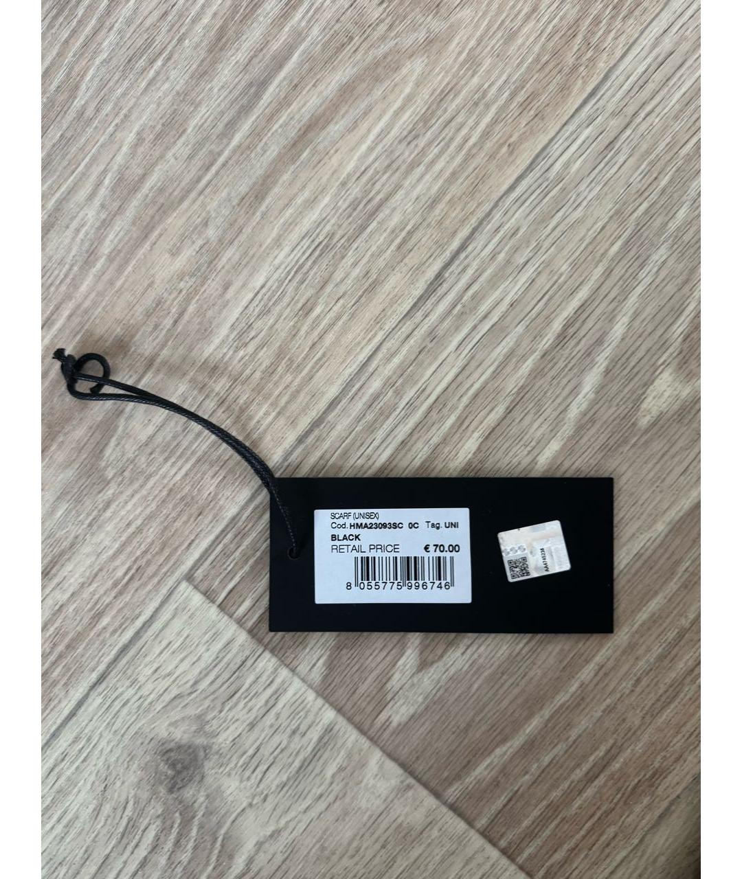 JOHN RICHMOND Черный шарф, фото 5
