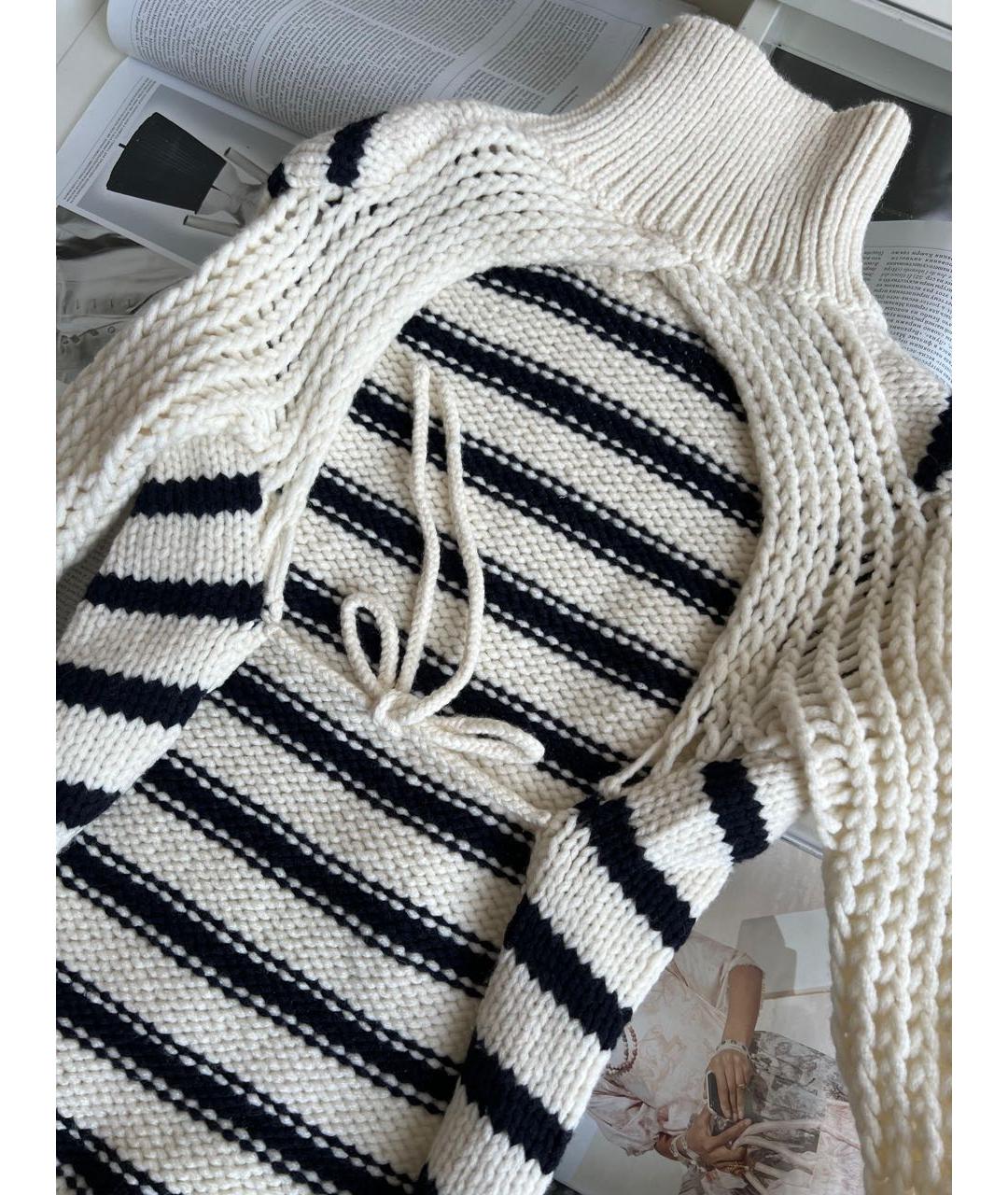 CHRISTIAN DIOR Бежевый джемпер / свитер, фото 4