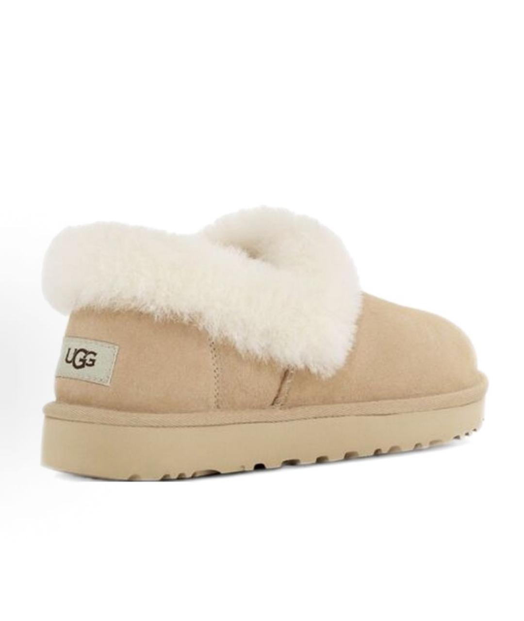 UGG AUSTRALIA Бежевые замшевые ботинки, фото 4