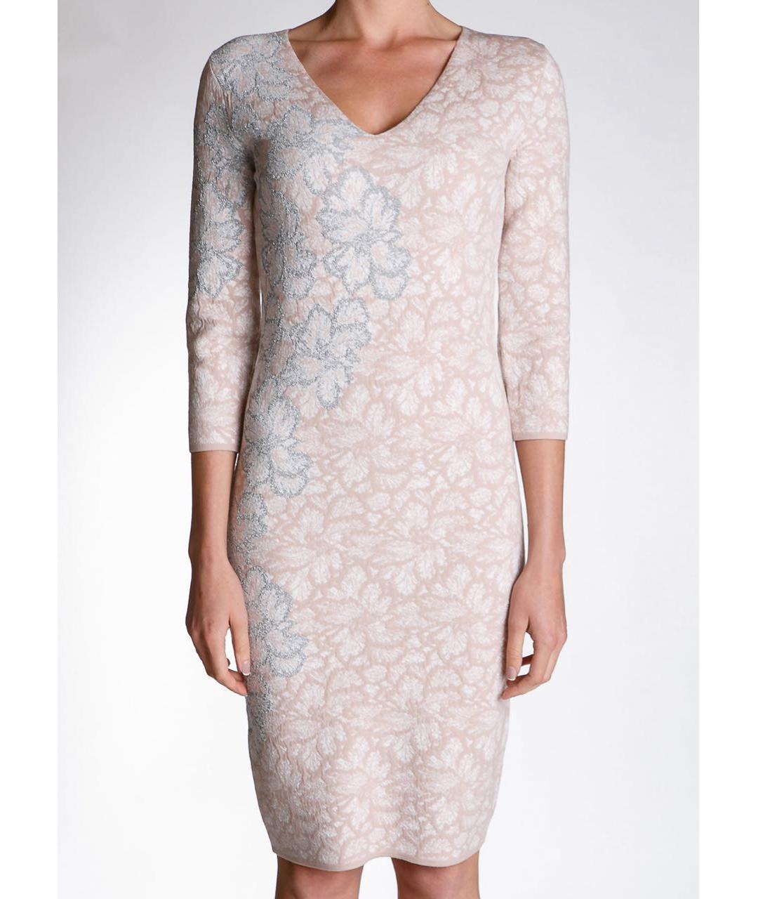 D.EXTERIOR Розовое шерстяное повседневное платье, фото 5