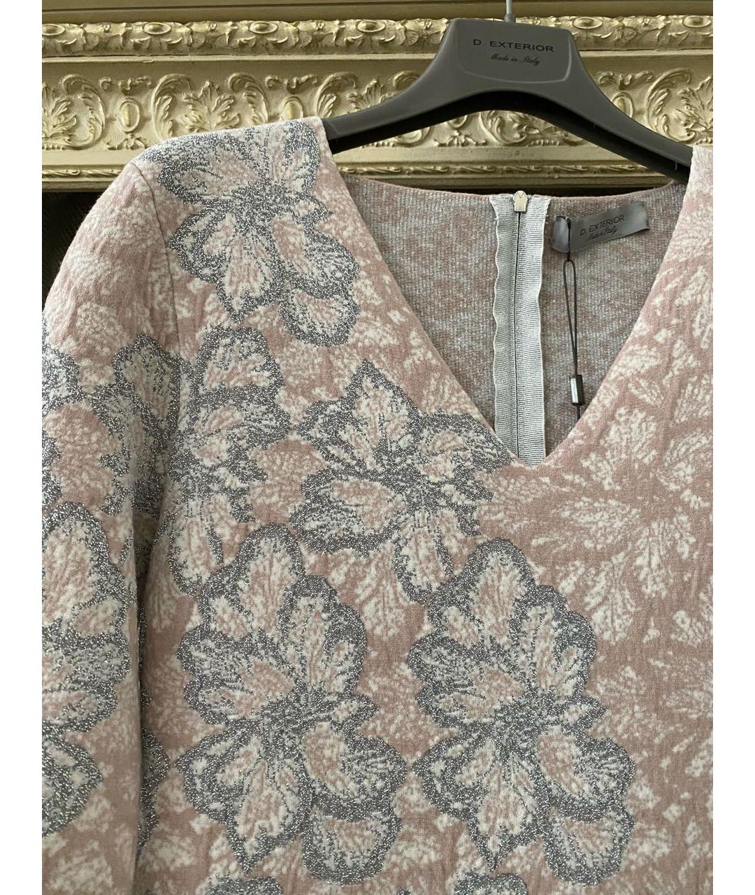 D.EXTERIOR Розовое шерстяное повседневное платье, фото 6