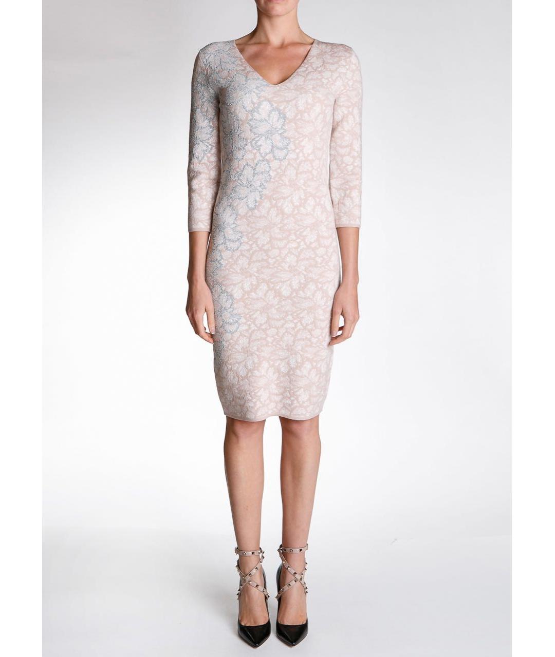 D.EXTERIOR Розовое шерстяное повседневное платье, фото 2