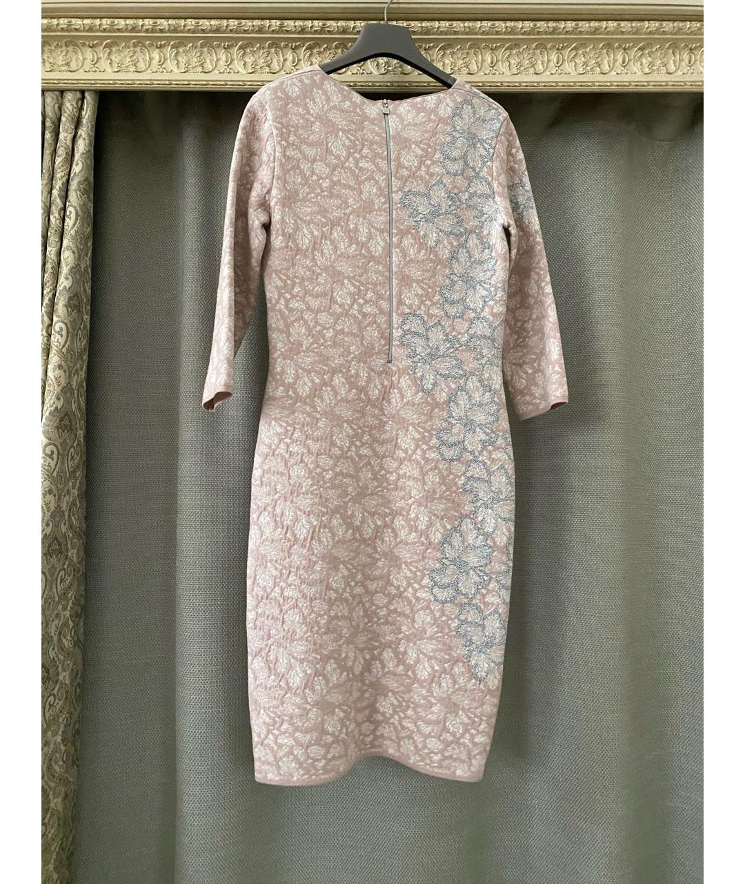 D.EXTERIOR Розовое шерстяное повседневное платье, фото 7