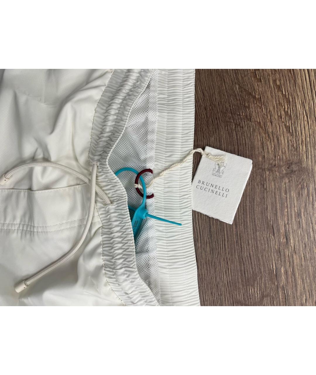 BRUNELLO CUCINELLI Бежевые синтетические плавки, фото 3