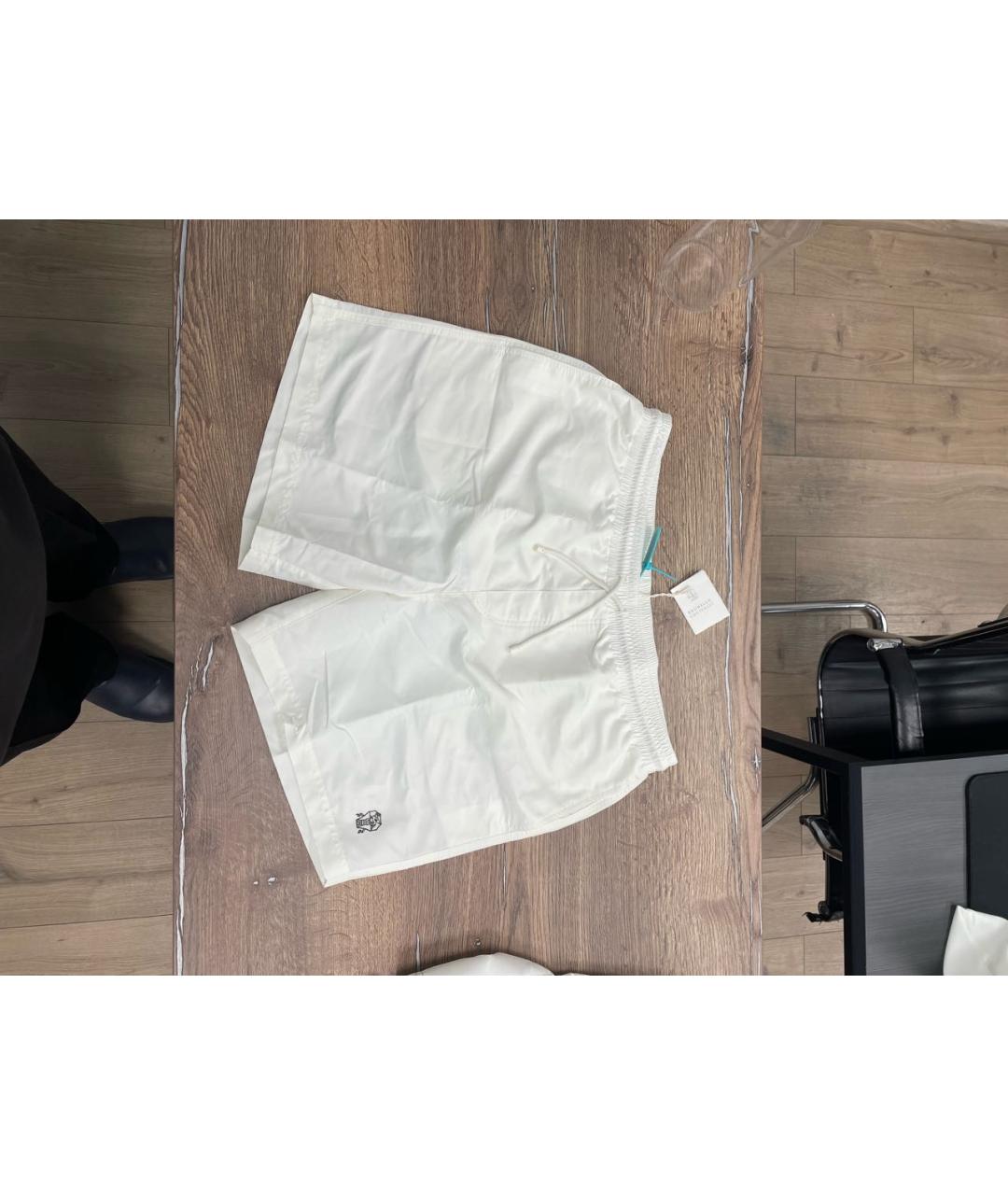 BRUNELLO CUCINELLI Бежевые синтетические плавки, фото 5