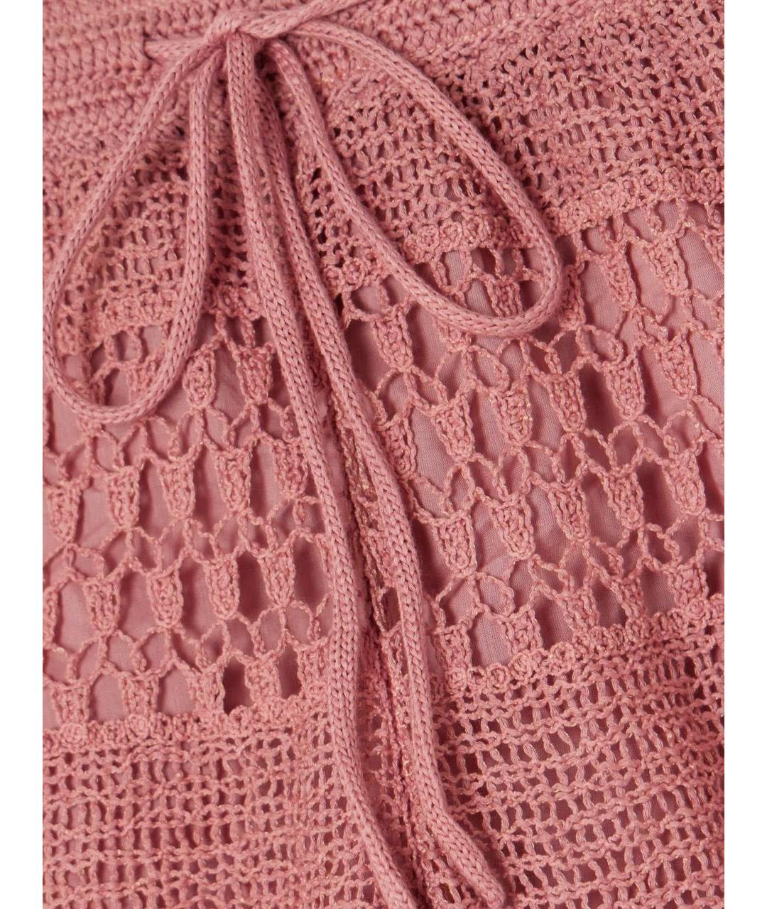 ZIMMERMANN Коралловые хлопковые шорты, фото 4