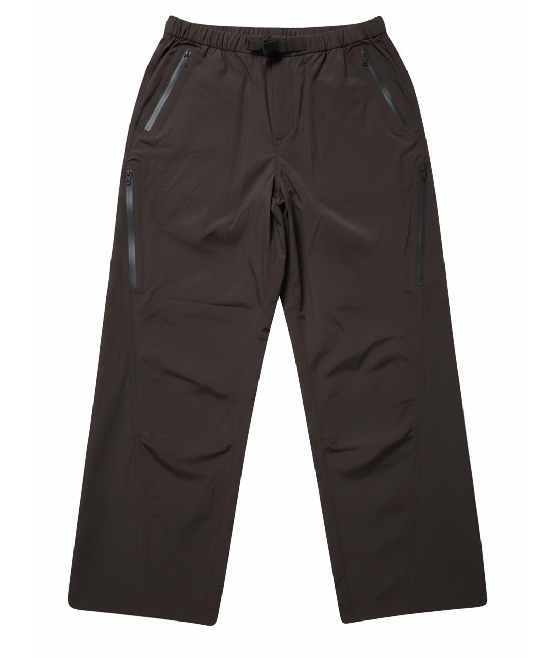 ALO YOGA Коричневые полиамидовые спортивные брюки и шорты, фото 1