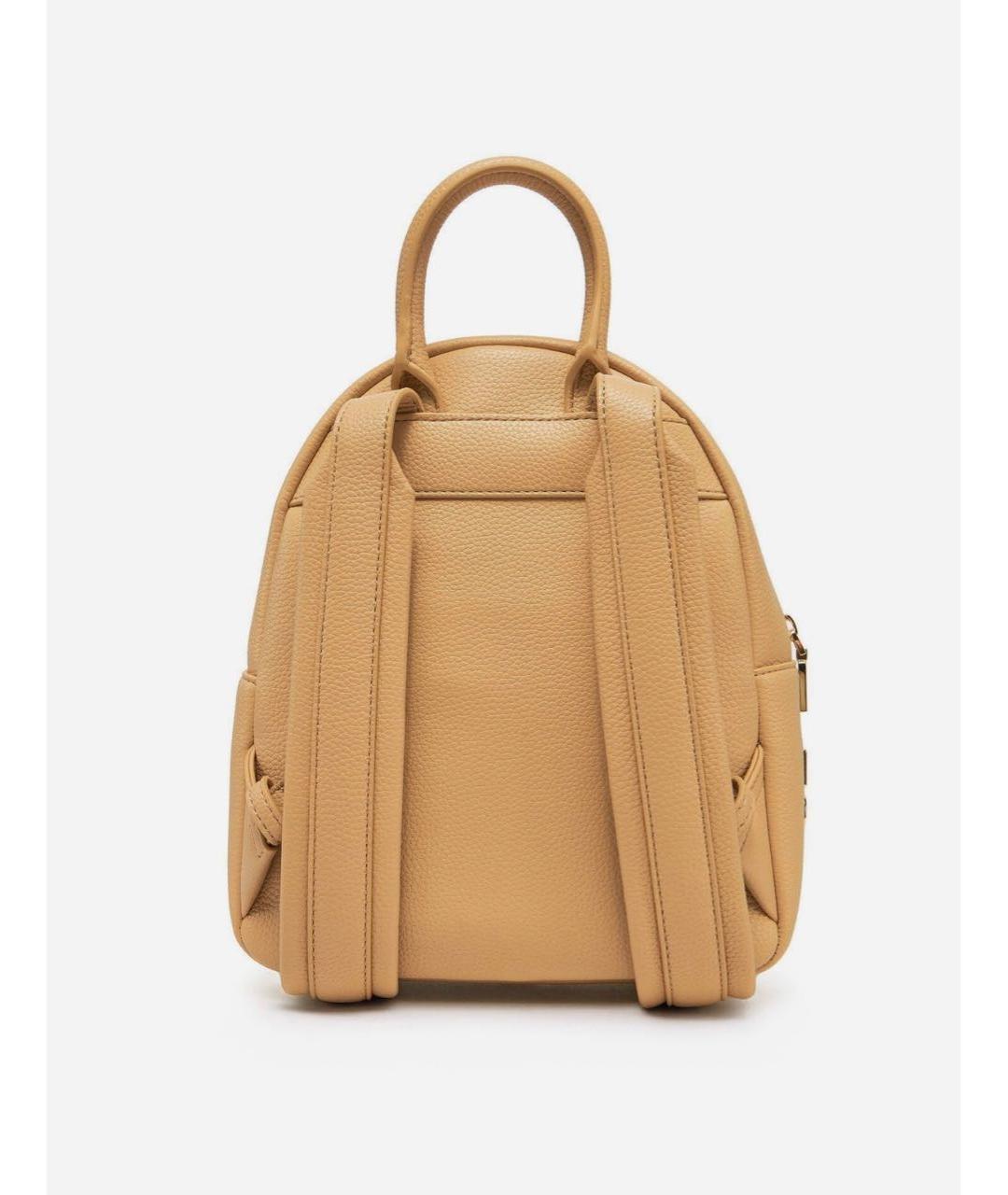 LOVE MOSCHINO Бежевый рюкзак из искусственной кожи, фото 2