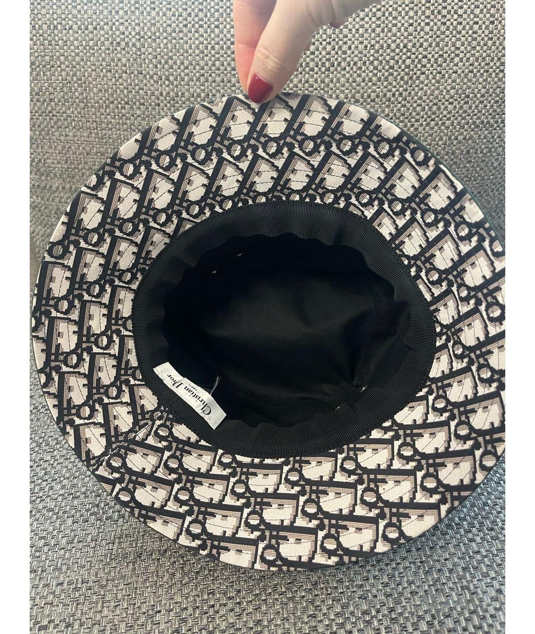 CHRISTIAN DIOR Зеленая хлопковая панама, фото 2