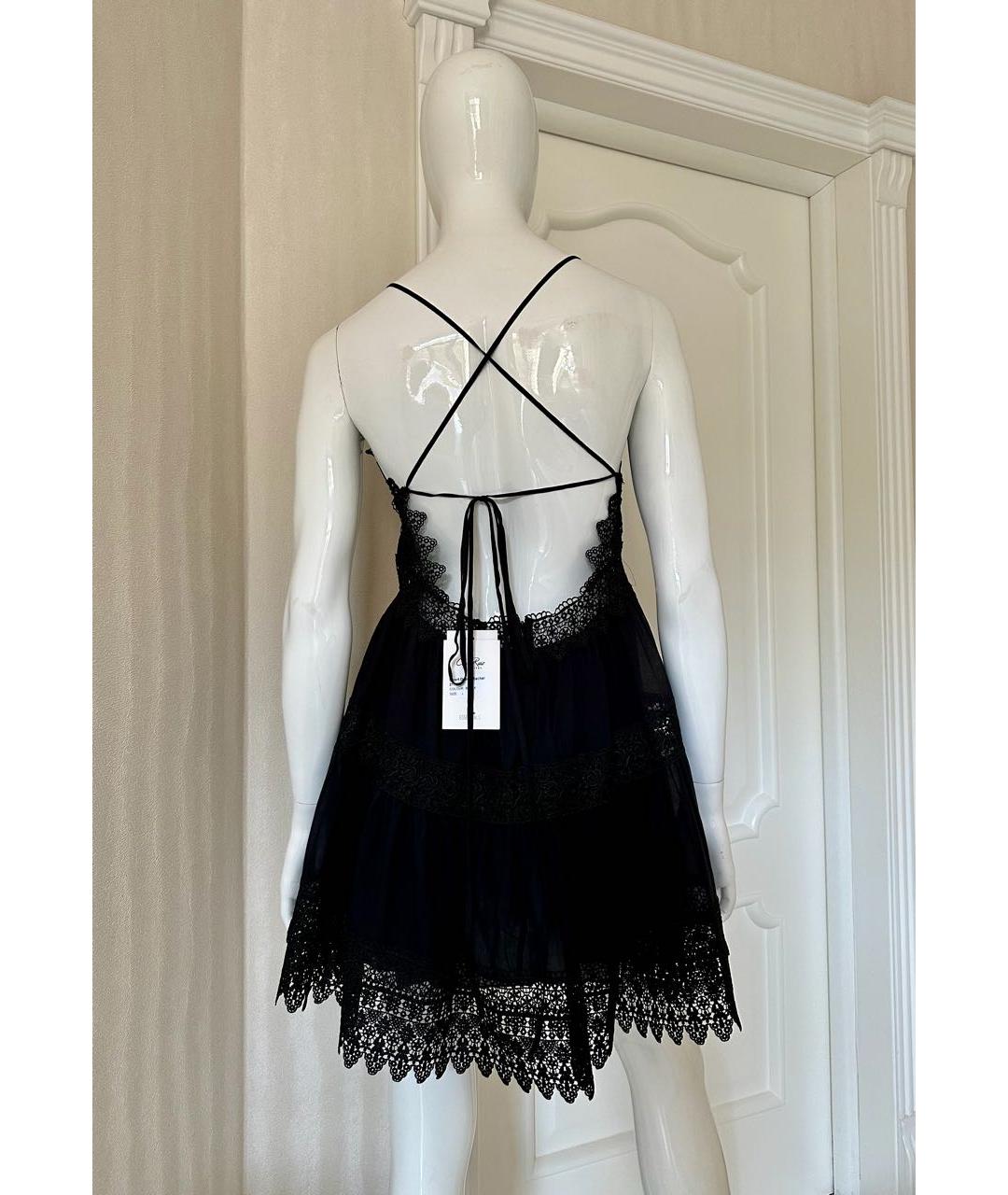 CHARO RUIZ Черный хлопковый сарафан, фото 4