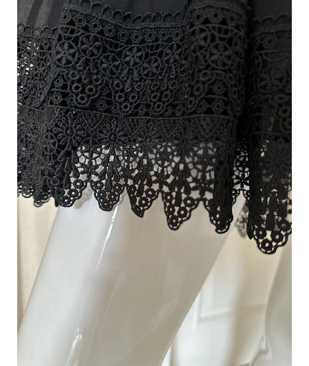 CHARO RUIZ Черный хлопковый сарафан, фото 7