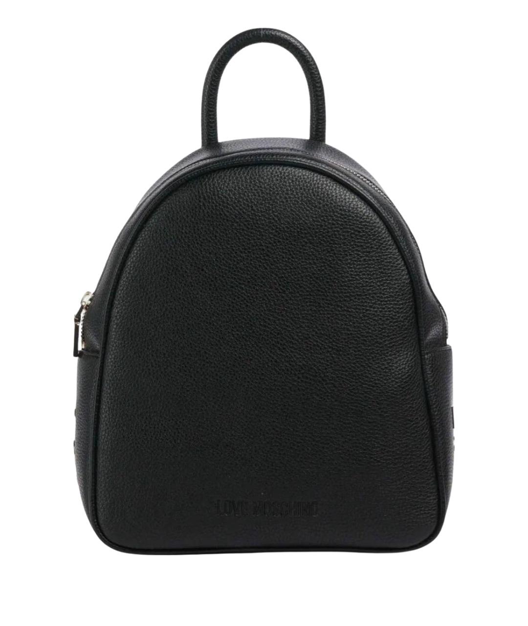 LOVE MOSCHINO Черный рюкзак из искусственной кожи, фото 1