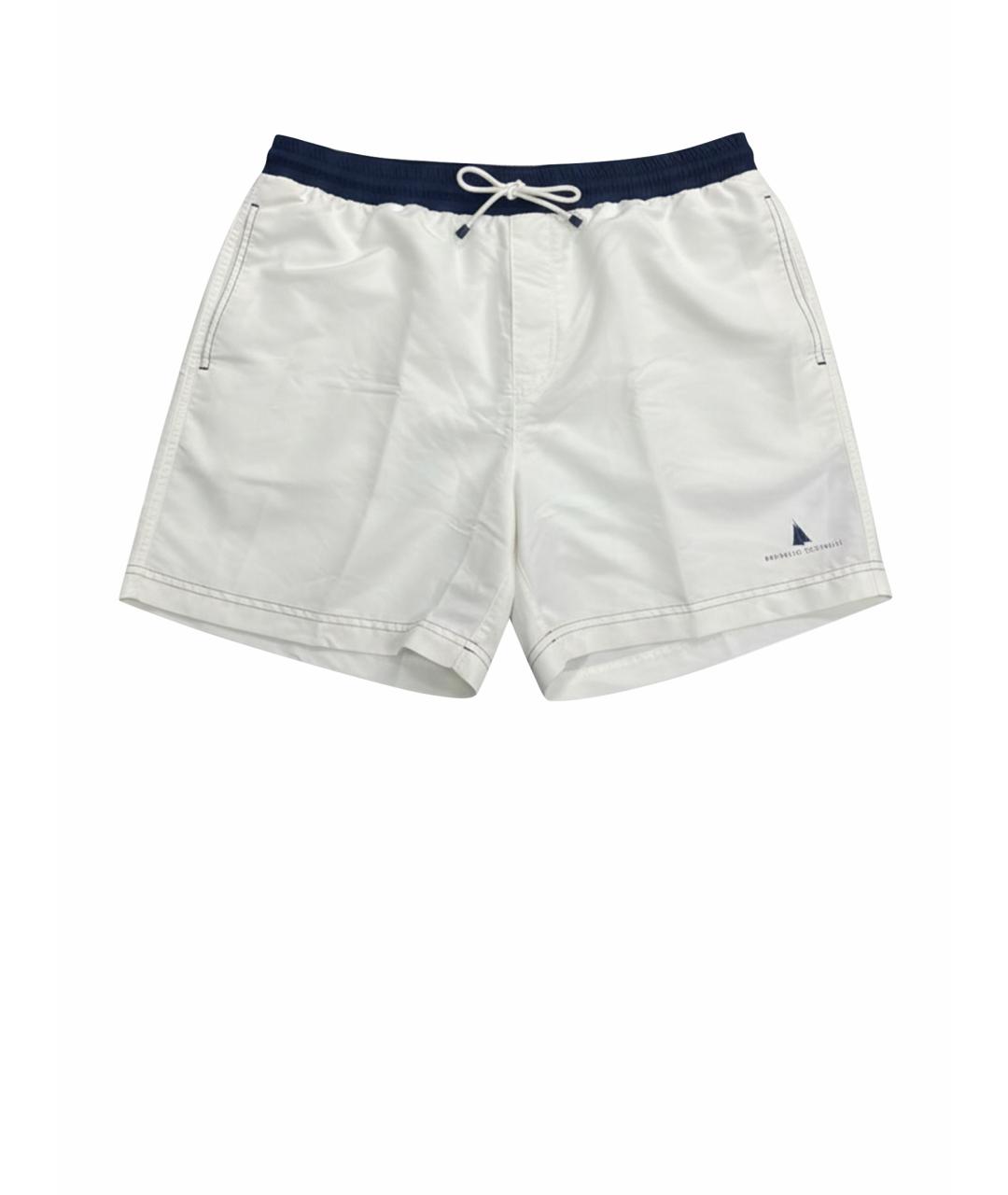 BRUNELLO CUCINELLI Бежевые синтетические плавки, фото 1