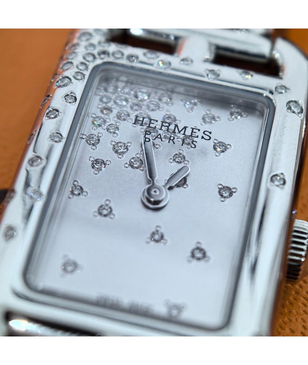 HERMES Серебряные металлические часы, фото 2