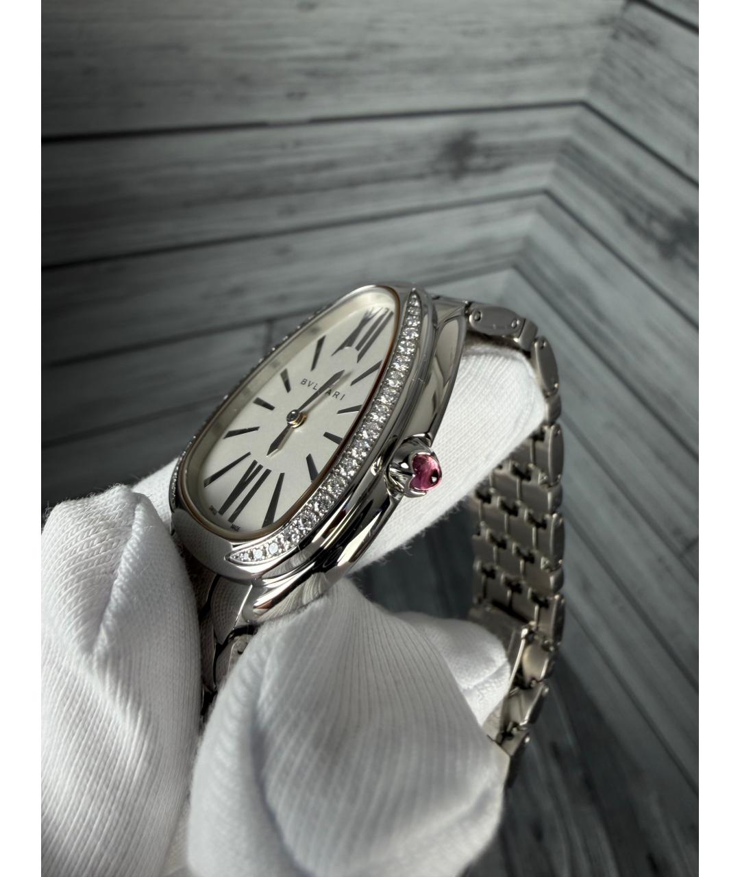 BVLGARI Белые часы, фото 6