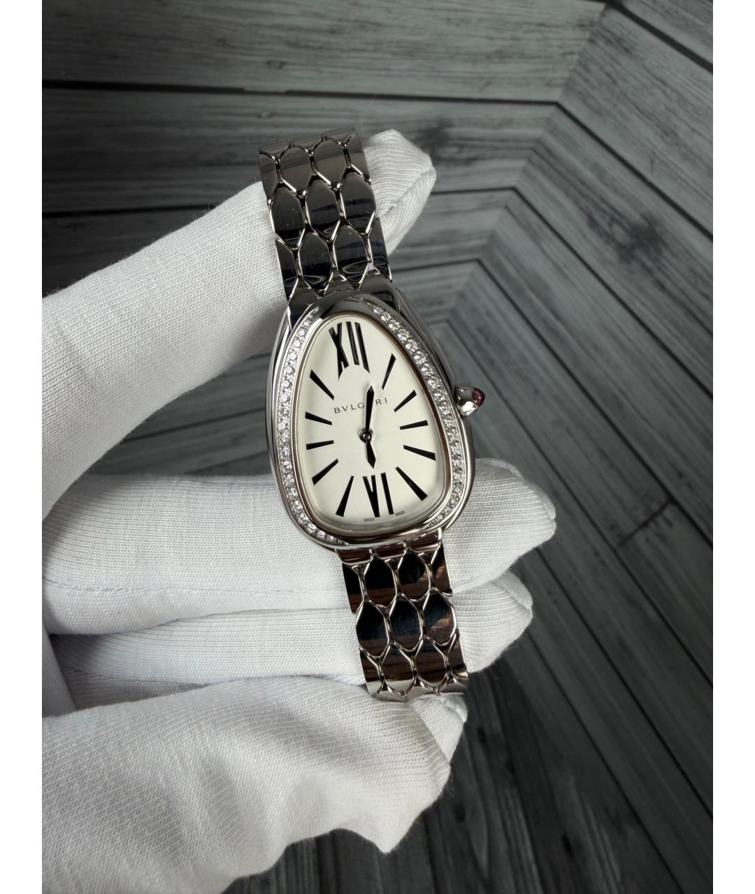 BVLGARI Белые часы, фото 4