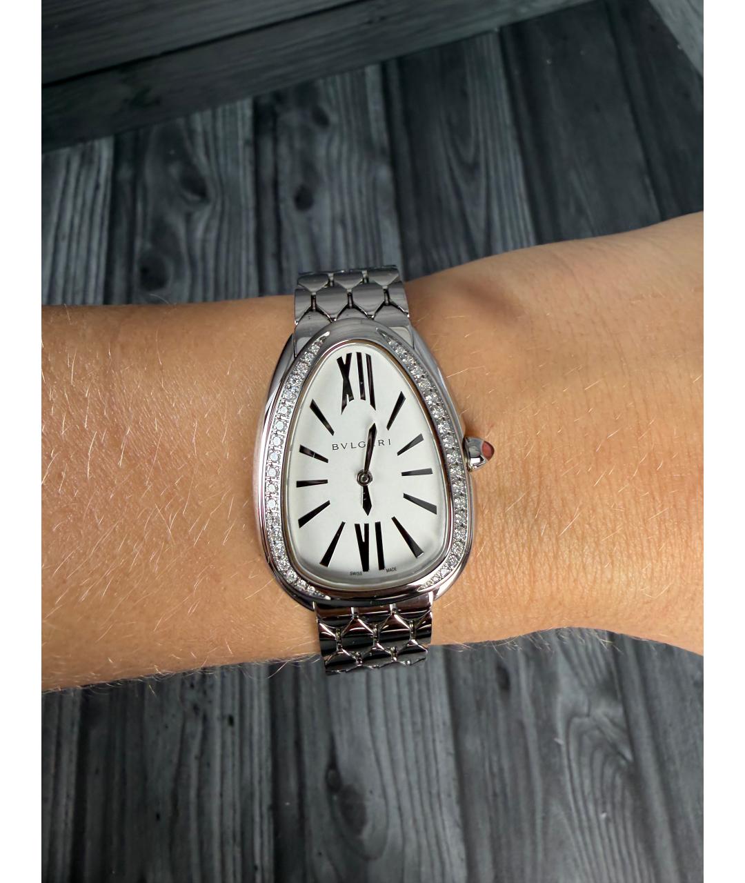 BVLGARI Белые часы, фото 2