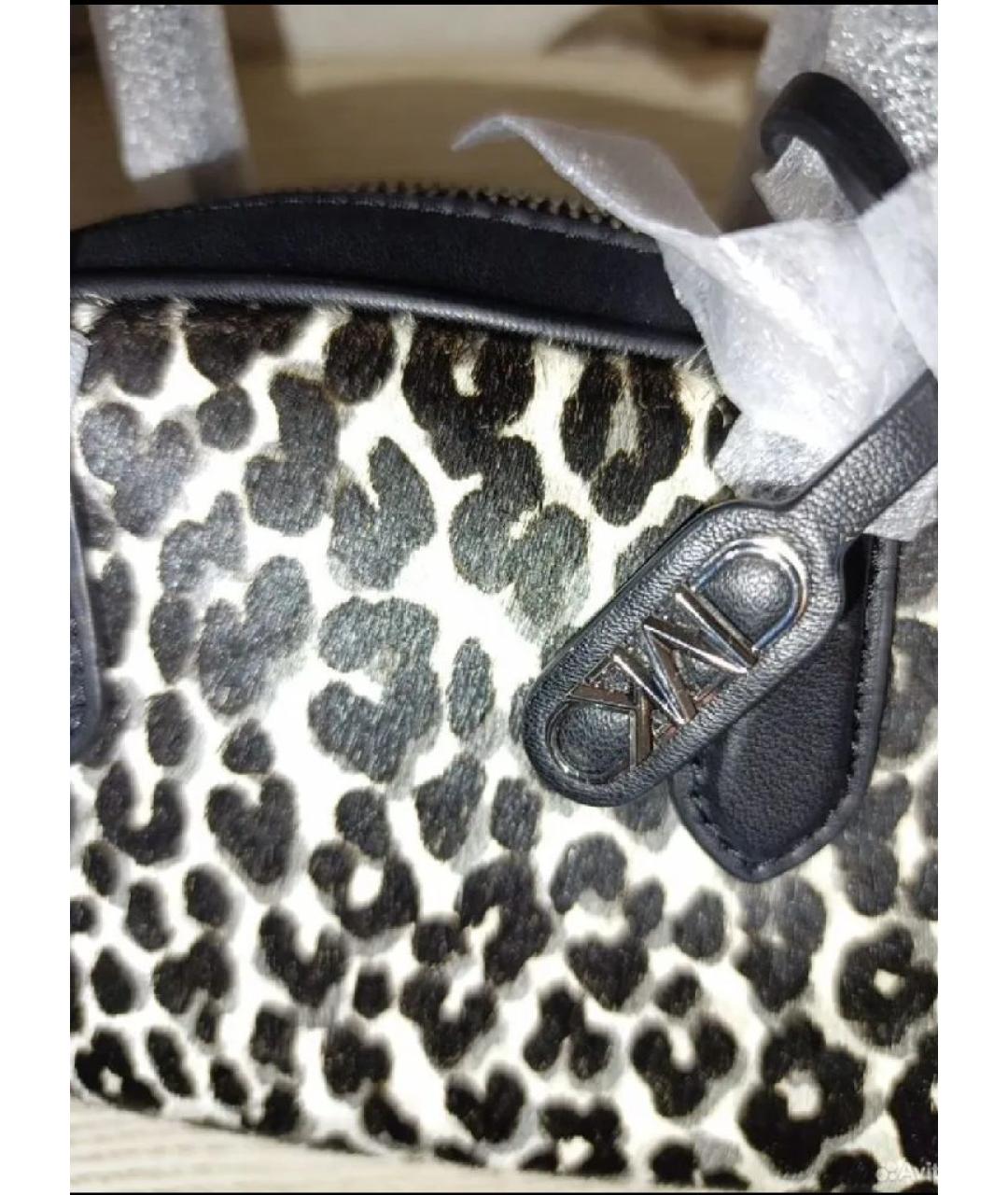 MICHAEL KORS Черная кожаная сумка через плечо, фото 3