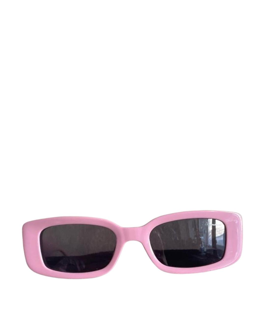 BLUMARINE Розовые пластиковые солнцезащитные очки, фото 1