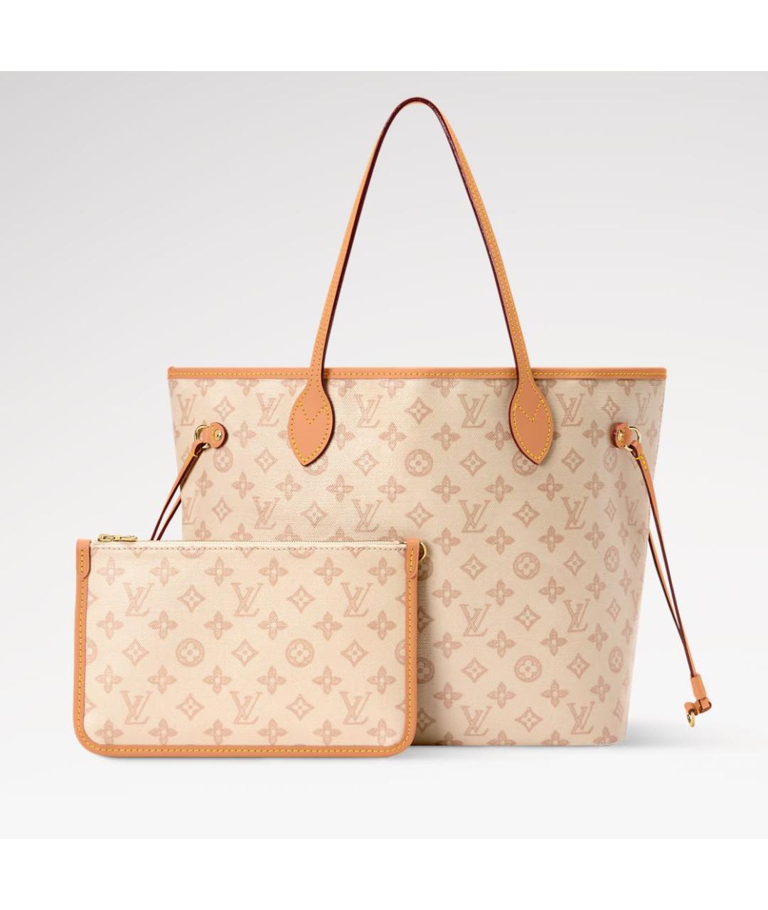 LOUIS VUITTON Бежевая сумка тоут, фото 4