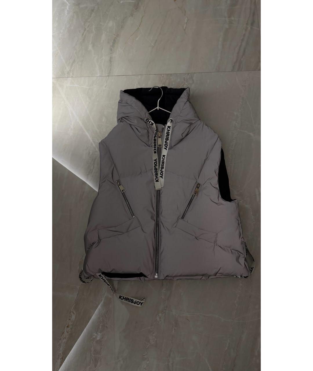 KHRISJOY Серый жилет, фото 3