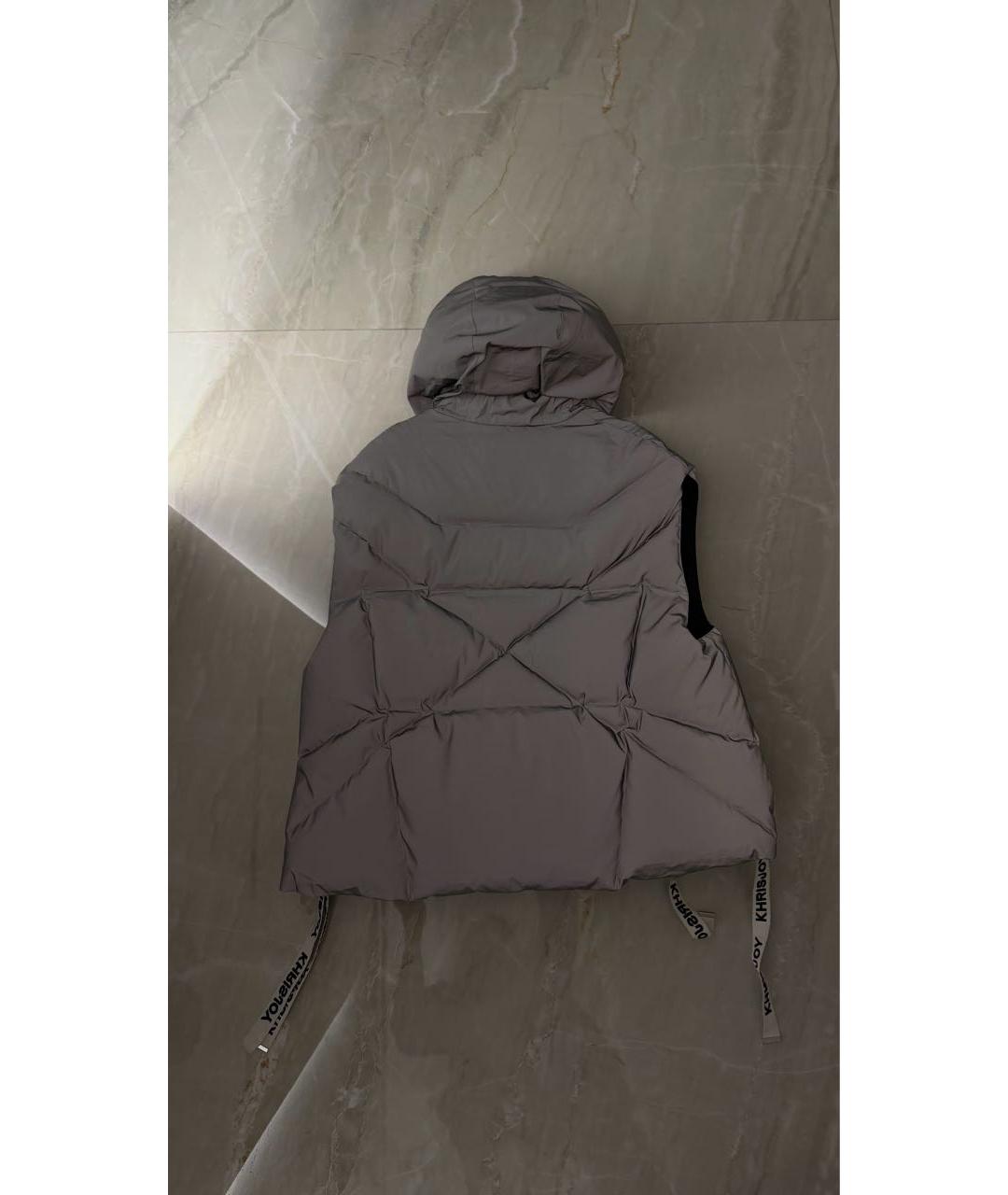 KHRISJOY Серый жилет, фото 4