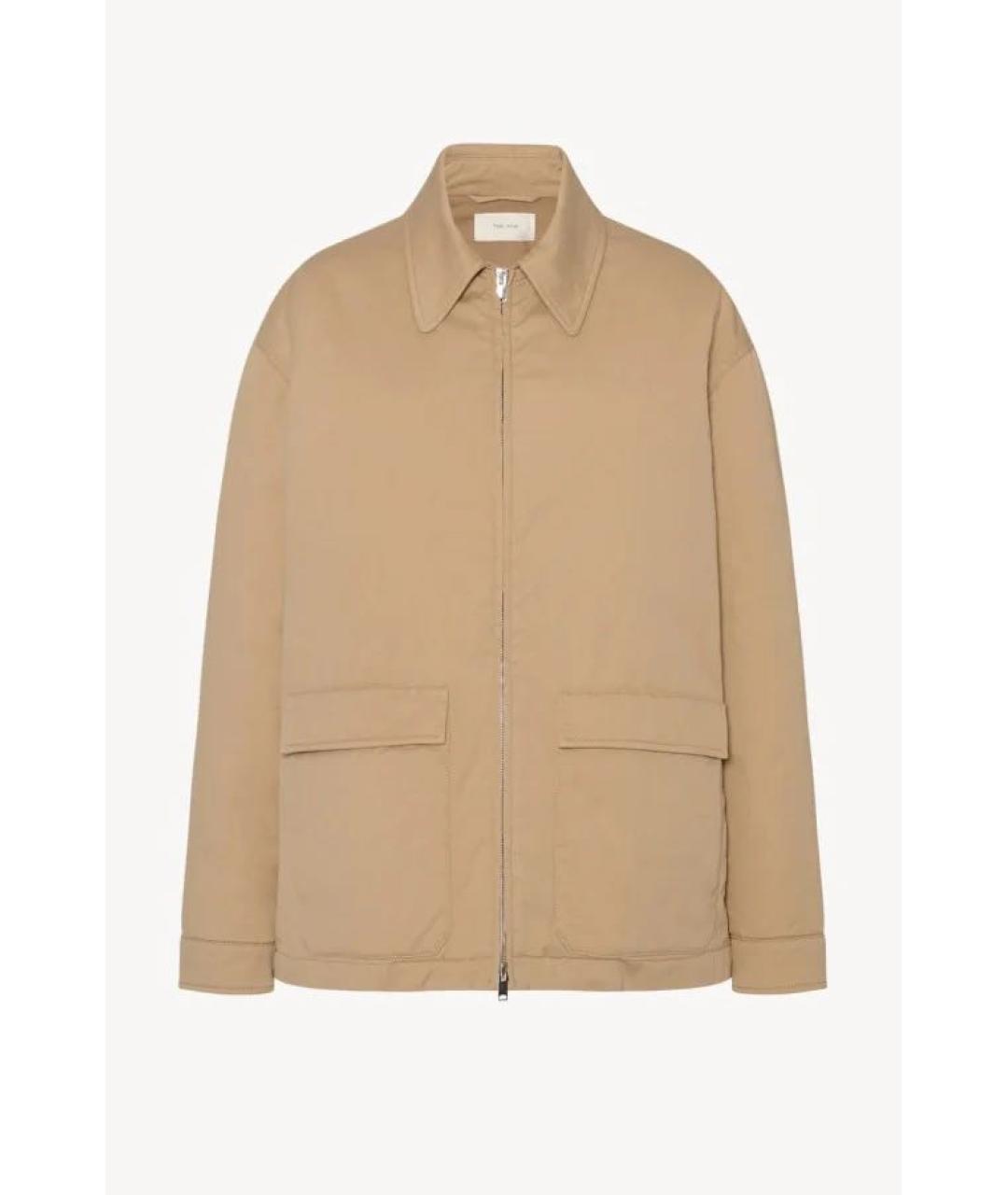 THE ROW Бежевая хлопковая куртка, фото 5