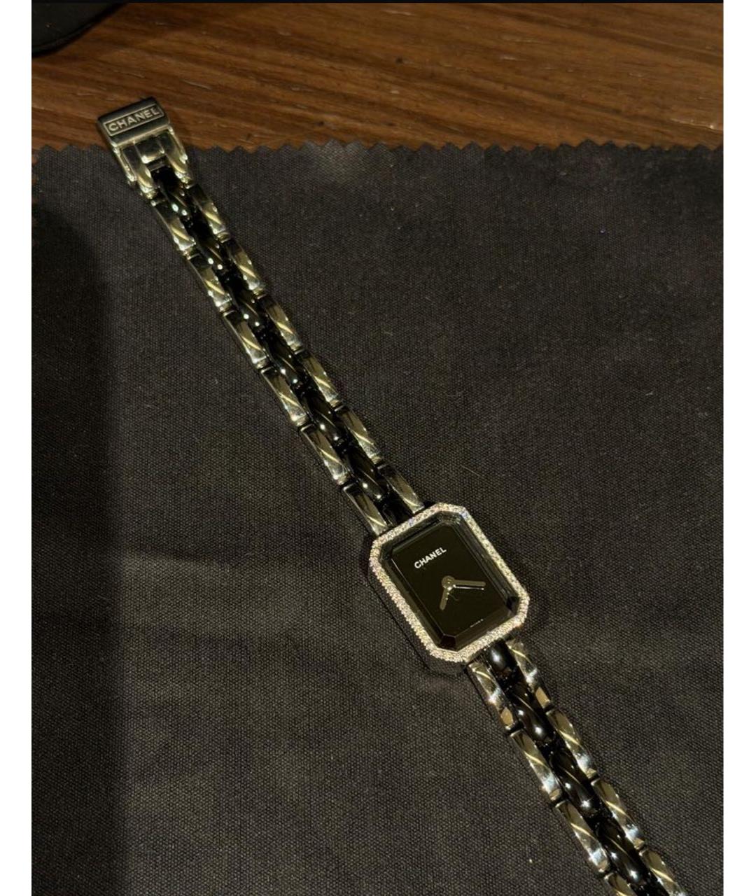 CHANEL Черные часы, фото 7