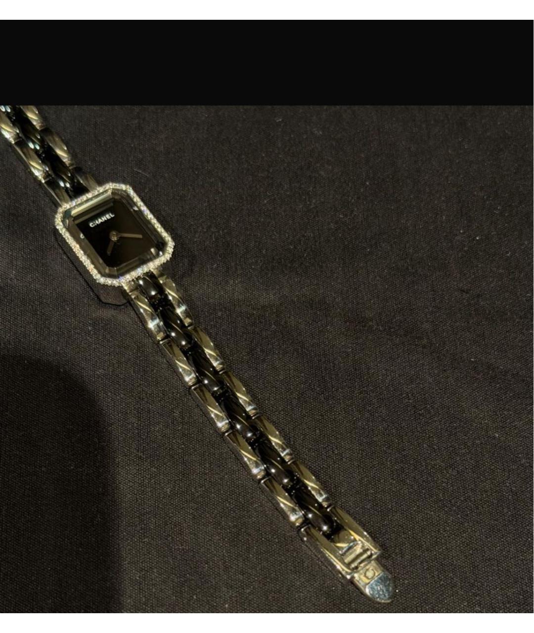 CHANEL Черные часы, фото 5