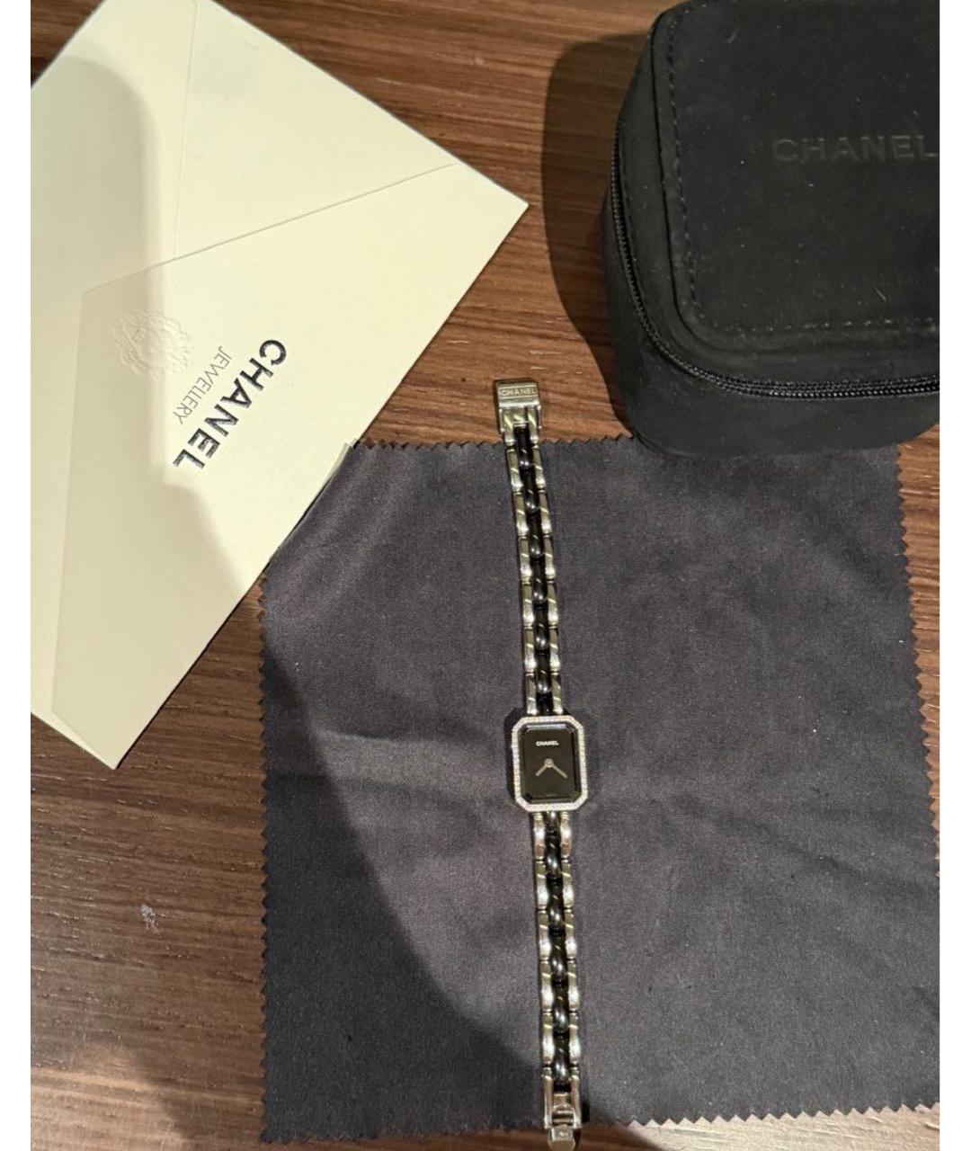 CHANEL Черные часы, фото 4