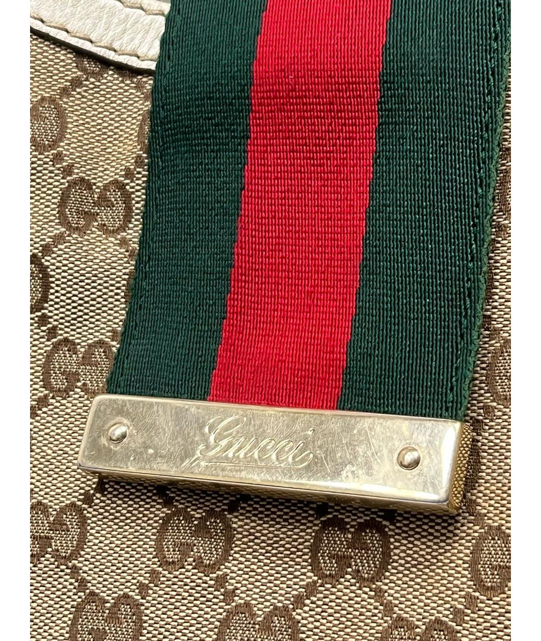 GUCCI Бежевая сумка с короткими ручками, фото 3