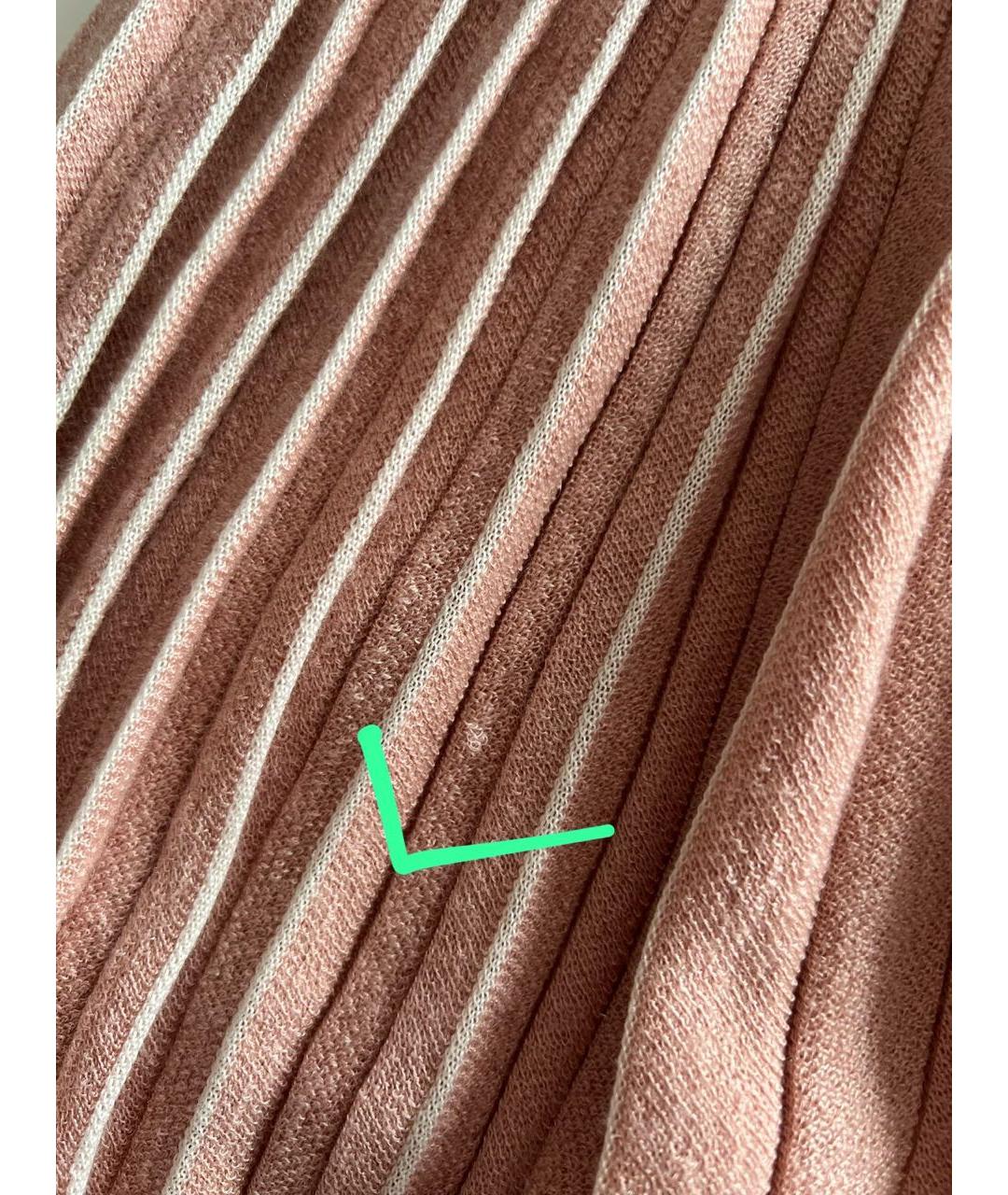 LORO PIANA Розовая юбка макси, фото 7