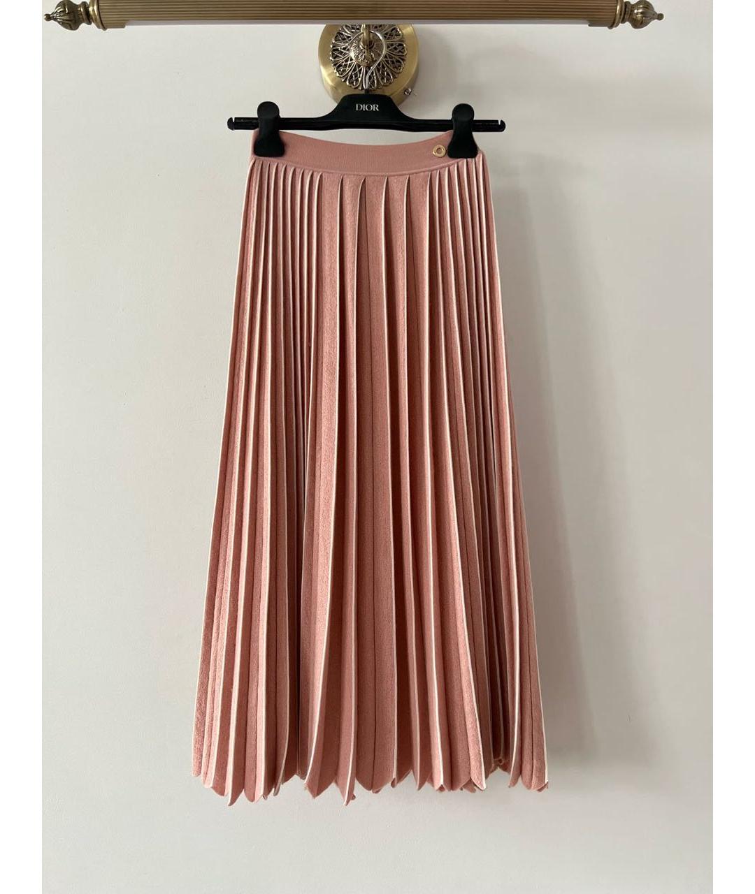 LORO PIANA Розовая юбка макси, фото 9