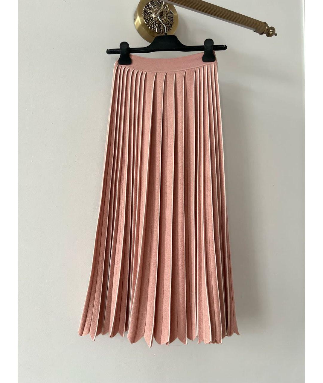 LORO PIANA Розовая юбка макси, фото 3