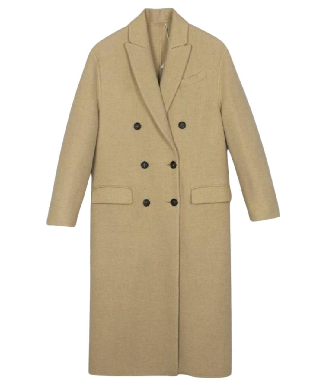 BRUNELLO CUCINELLI Бежевое кашемировое пальто, фото 1